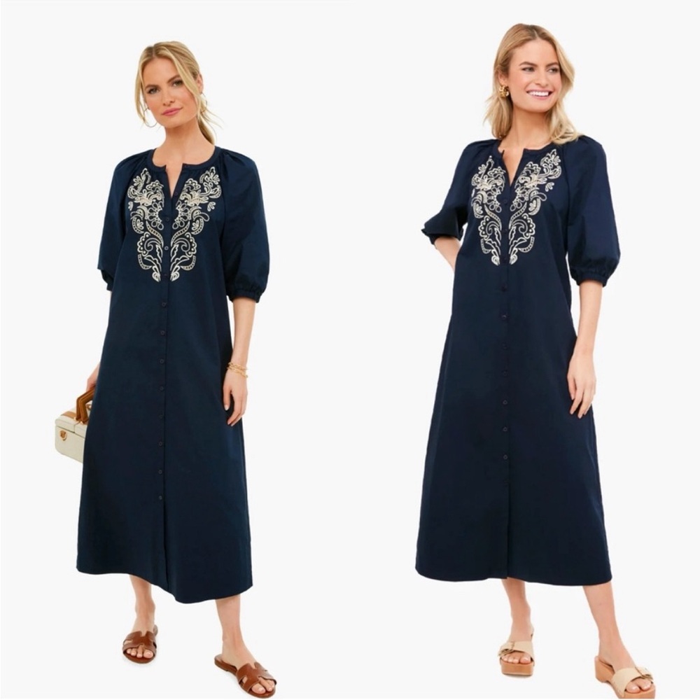 Tuckernuck Embroidered Maxi Dress